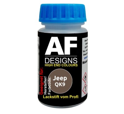 Lackstift für Jeep QK9 Dark Suede Metallic schnelltrocknend Tupflack Autolack