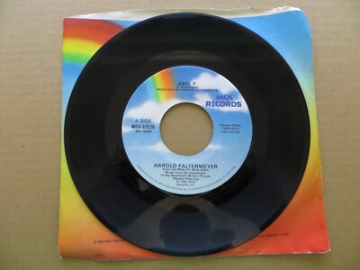 Harold Faltermeyer   Axel F / Shoot Out - 1984 - MCA Records MCA-52536 7'' Single