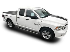 2009-2018 For Dodge Ram 1500 Decals Raceway Side And Hood Stripes Vinyl Graphics