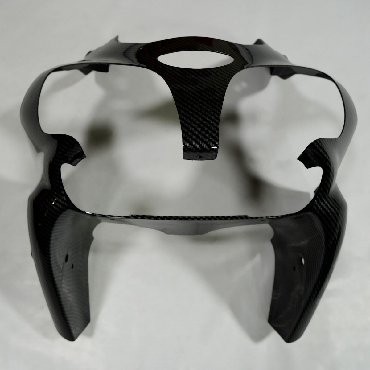 ZXMT Unpainted Front Cowl Fairing For Kawasaki Ninja ZX6R 2000-2002 – White ABS Plastic