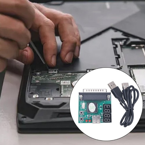 Efficient Computer Fault Test Card 4 Digit Parallel Port Diagnostic Card - Afbeelding 3 van 8