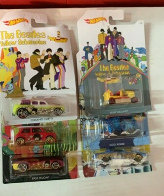 ホットウィール The Beatles YellowSubmarine5種セット Hot Wheels Premium 2021 The Beatles Yellow Submarine Diecast