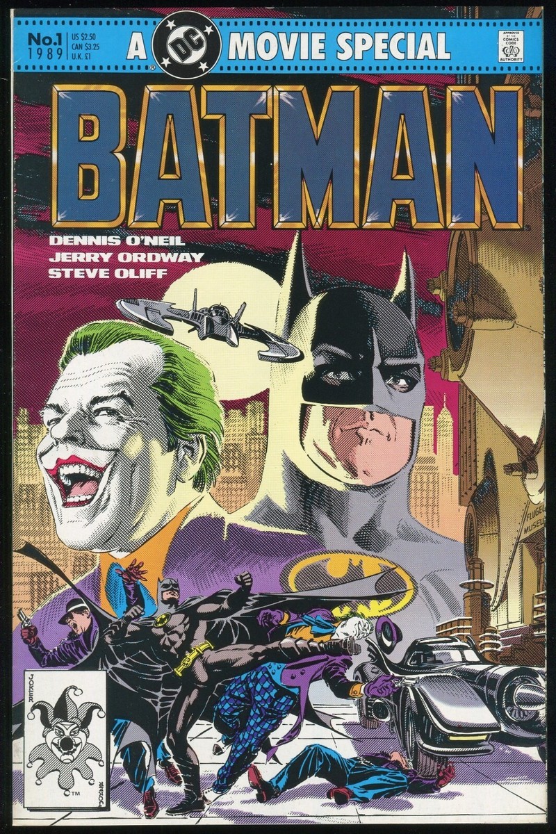Batman 1989 Movie Adaptation Comic DC Dark Knight Joker Jerry