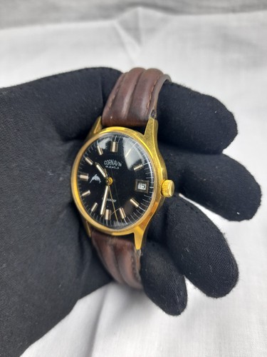 Vintage Watch Cornavin Marlin Watch Mechanical Men's Rare - Picture 2 of 6