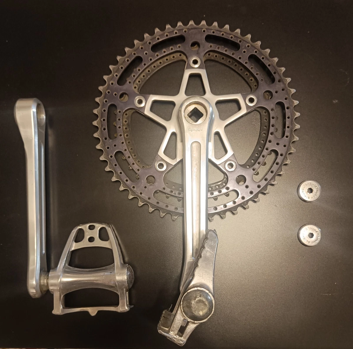 Pédalier Stronglight Triple Plateau 170mm - STRONGLIGHT - 38110 - Troc Vélo