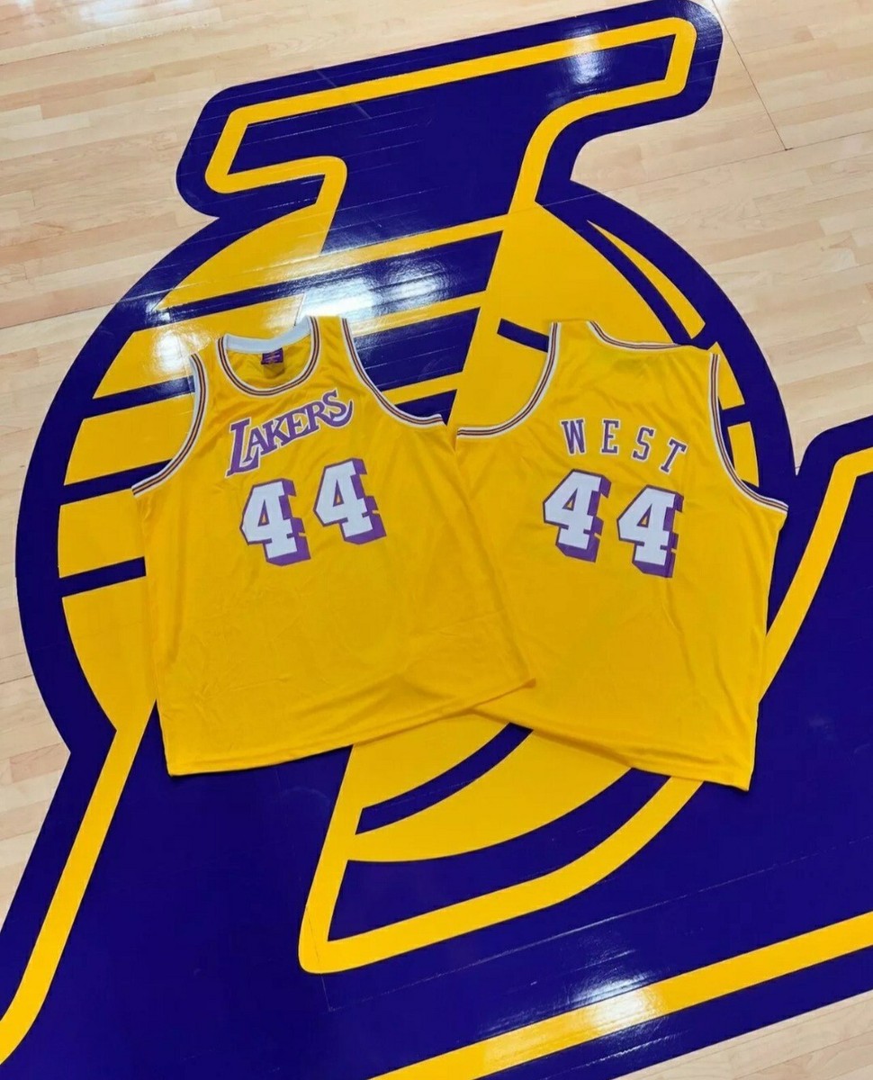 lakers セット売り　　bboy Jerry West Lakers Stadium Giveaway Jersey NBA Opening Night 10/22
