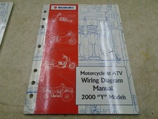 Diagrama de cableado Suzuki usado manual modelos 2000 y #SR-377