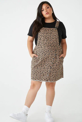 forever 21 plus size denim dress