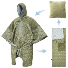 Multifunctional Sleeping Bag Wearable Quilt 3 Seasons Suitable for 1 Person