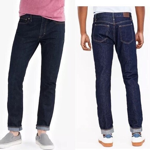 Cotton Denim Jeans 30x30 Dark Blue Navy 