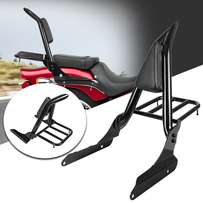 1999-2008 Detachable Backrest Sissy Bar Luggage Rack For Shadow