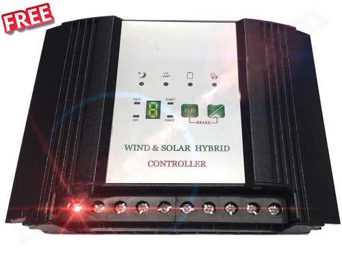 KASA Wind Turbine Generator 3Blade 300W 12V Digital Hybrid Wind Solar Controller - Picture 6 of 7