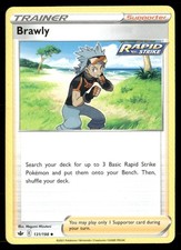 brawly pokemon card price Pokemon TCG - Brawly Chilling Reign Full Art Holo Card 188/198