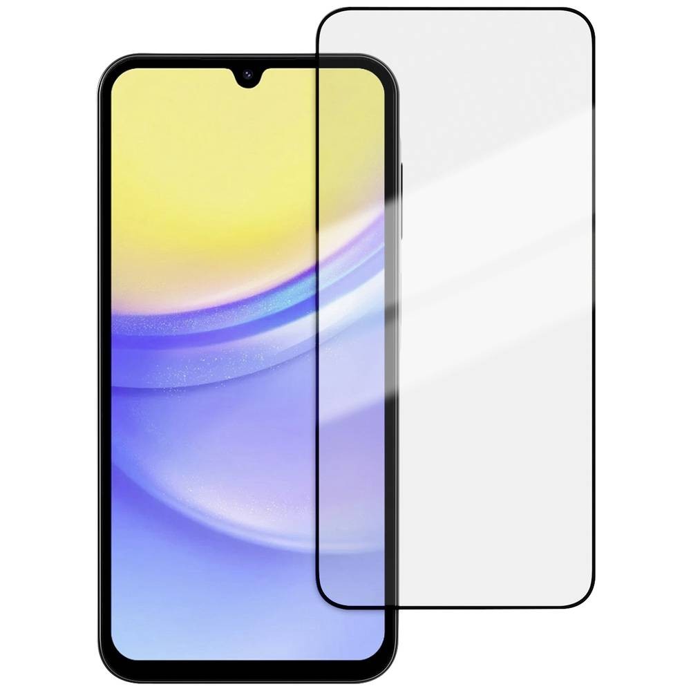 Verre de protection d'écran Samsung A15 Vivanco 2.5DGLASVVSGA155G ultra résistant