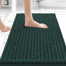Olanly Bathroom Rug Mat 24X16 Thick Soft And Absorbent Chenille Bath Mat