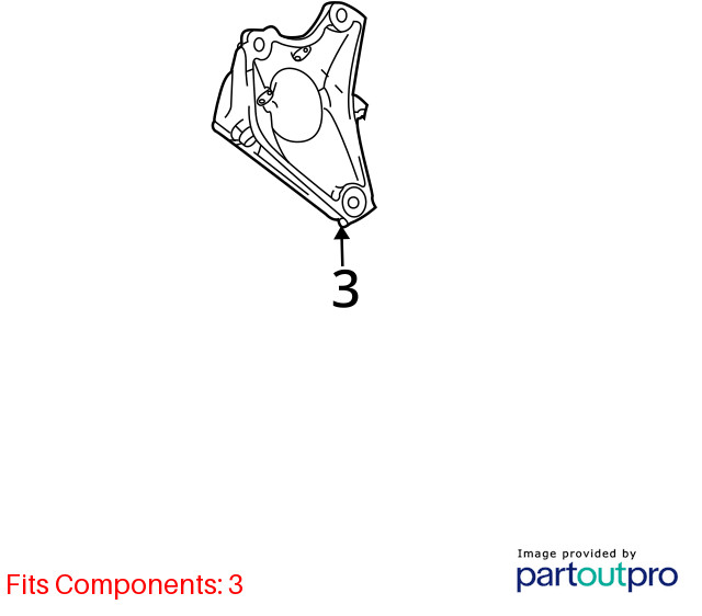 Audi R8 2018-2023 LEFT Engine mount
