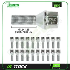 20 Pcs Wheel Lug Nuts 12x1.25 For Jeep Cherokee Compass Dodge Dart Chrysler 200