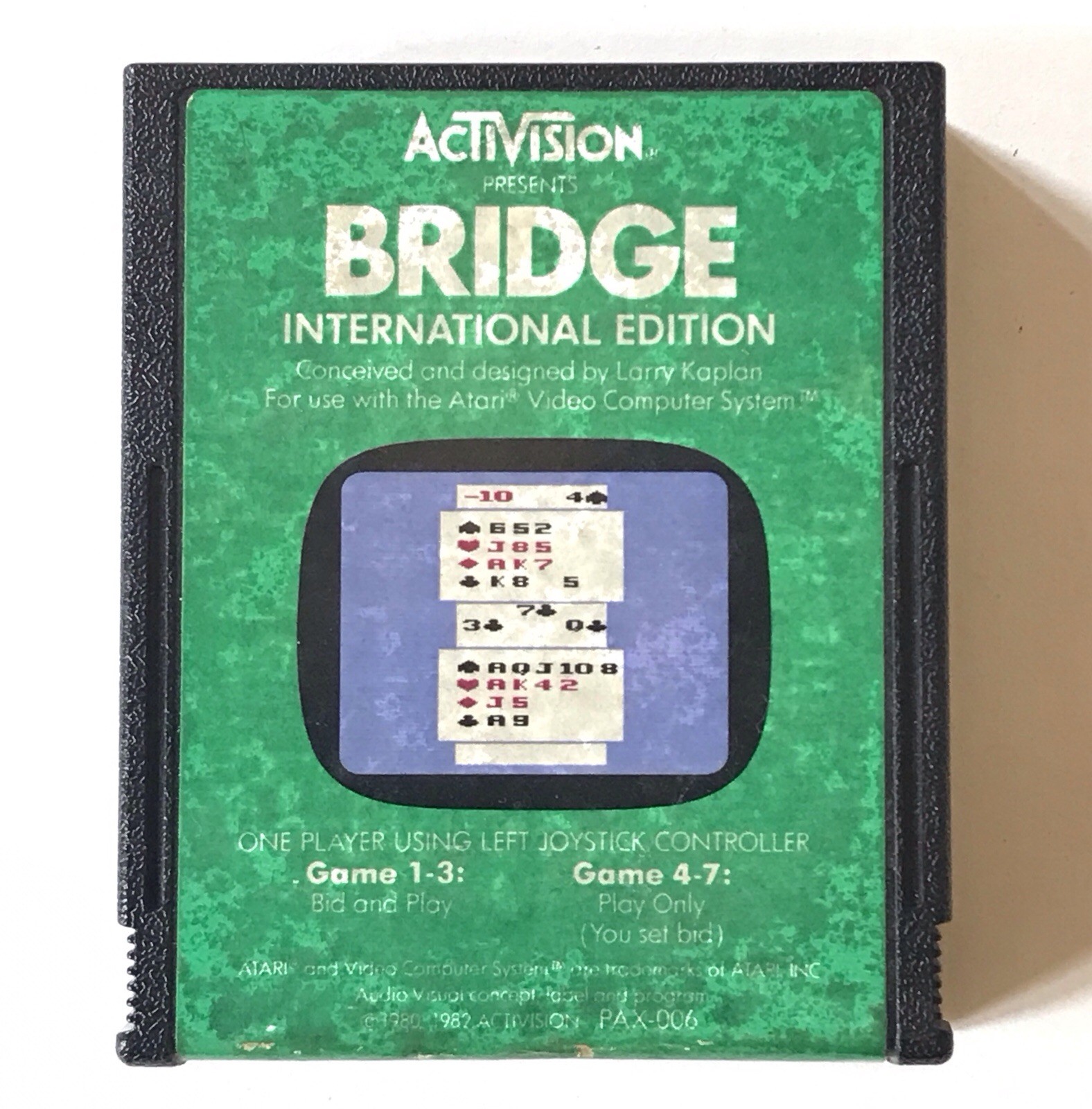 Jeux Console Atari 2600 - Bridge International Edition - Cartouche Rétro Gaming