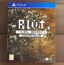 Riot Civil Unrest PS4 Signature Edition Sony PlayStation 4 Big Box Merge Games