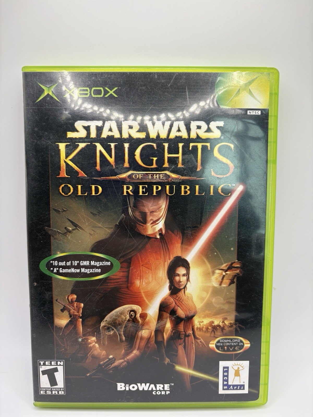 Star Wars: Knights of the Old Republic (Microsoft Xbox, 2003) CIB Tested