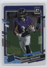2023 Panini Donruss Optic Rated Rookie Keaton Mitchell #207 1l6f