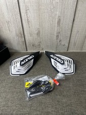 Acerbis X-Future Handguards Black White for Dirt Bikes & Motorcycles w/ Hardware