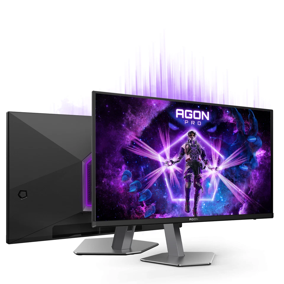 AOC - 31.5" AG326UD QD-OLED, UHD, 165hz Gaming Monitor - Black - Image 4 of 4