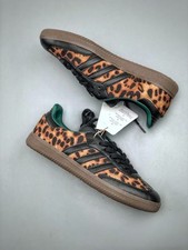 adidas Womens Samba OG Cheetah Pack - Collegiate Green JI2735 Women Size