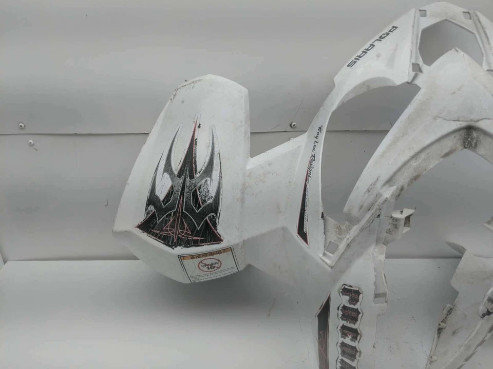 05 Polaris Predator 500 Front Headlight Bumper Fender Cover Panel Grill Plastic - Image 2 of 4