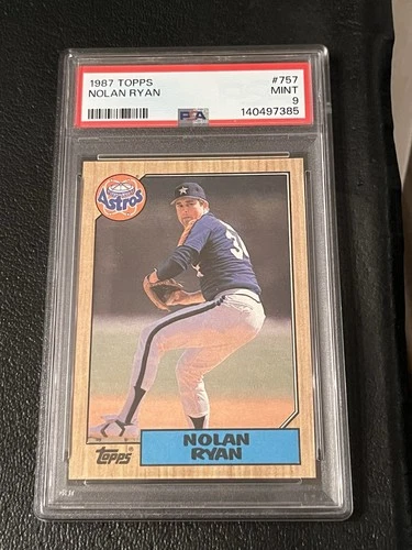 1987 Topps - Nolan Ryan #757 -PSA 9 MINT CONDITION!!