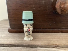 Vintage Sewing Kit Buster Brown Bakelite Blue Hat Thimble Case Travel 2”