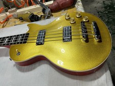 Hot Sale Gold 4 Strings Electric Bass Guitar Rosewood Fretboard Chrome Hardwares