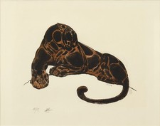 Jaguar by Paul Jouve &ndash; 1930 Woodcut Animal Print &ndash; Art Deco Wildlife