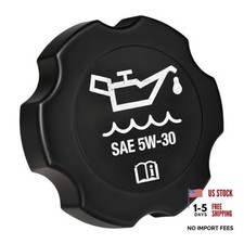 Engine Oil Filler Cap Replacement Compatible with GM 1992-2018 1994-2011 BLACK