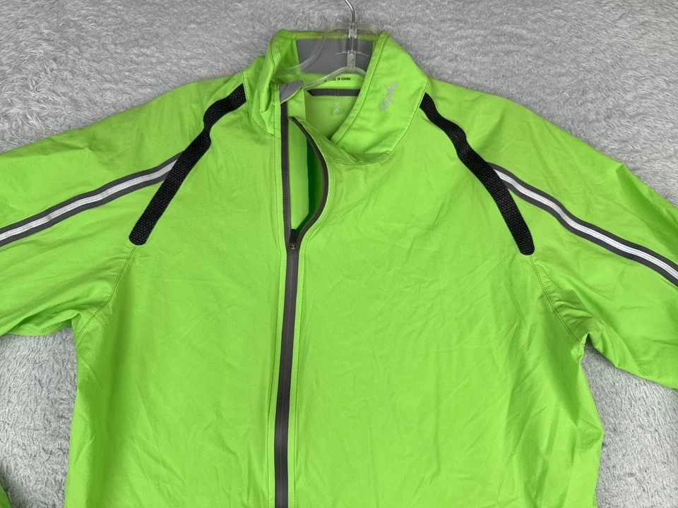 Rapha Windbreaker Cycling Adult Medium Green Full Zip Long Sleeve 100% Nylon - Image 4 of 4