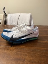 Nike Dragonfly 2 Elite Track Running Spikes White Blue FZ9315-102 US 11.5