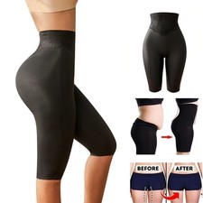 Women High Waisted Body Shaper Shorts Shapewear Tummy Control Thigh Slimming US