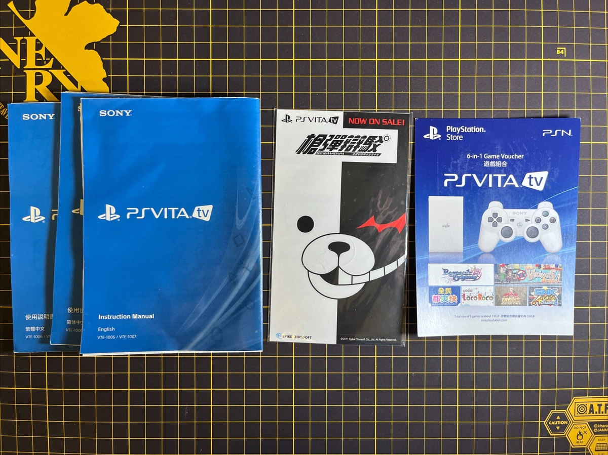 PlayStation PS Vita TV Value Pack 8GB 6in1 game Asian VTE-1006