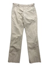 Sandro Paris Women s Beige Cotton Tailored Trousers Pants Size FR 42 US 10