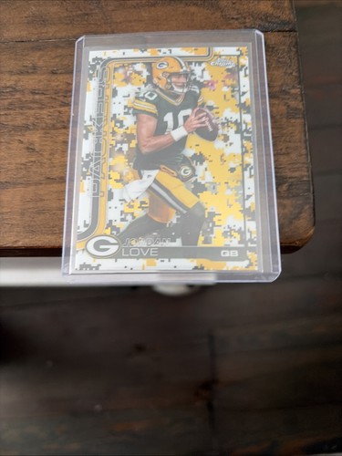 Jordan Love Camo 2025 Topps Chrome Football #109 Packers