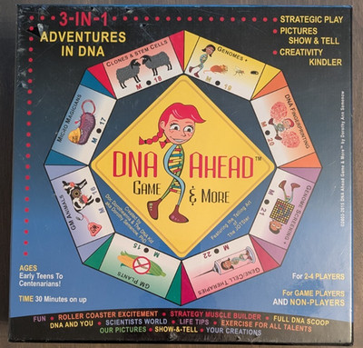 DNA Ahead Game & More 3 in 1 Adventures in DNA Board Game Semenow New Sealed Box