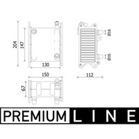 Mahle LadeluftkÜHler TurbokÜHler Passend FüR BMW 7 | CI 224 000P
