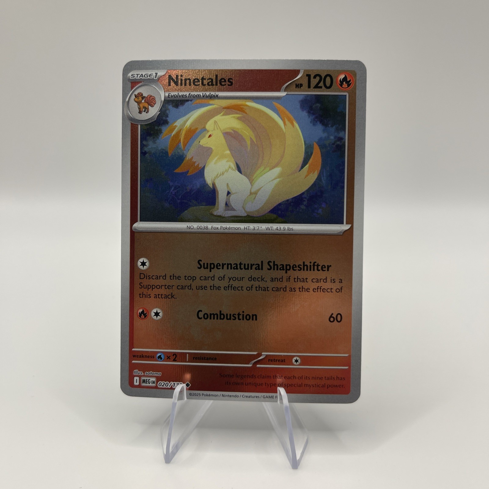 Ninetales 020/132 Me01: Mega Evolution Reverse Holo