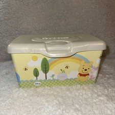 Huggies Disney Winnie The Pooh Friends White Empty Pop Up Wipes Container Baby