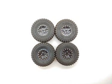 4x Injora CRAWLER MASTER All Terrain M/T Tires on TREAL 1.0" Beadlock Wheels Use