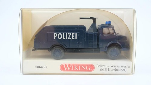 Wiking H0 086427 Policía Waterwerker MB Shorzhauber | Condition: Gebraucht