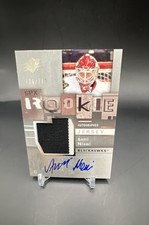 2009-10 SPx - Rookie Autographed Jersey Antti Niemi #172 /799 (AU, MEM, RC)