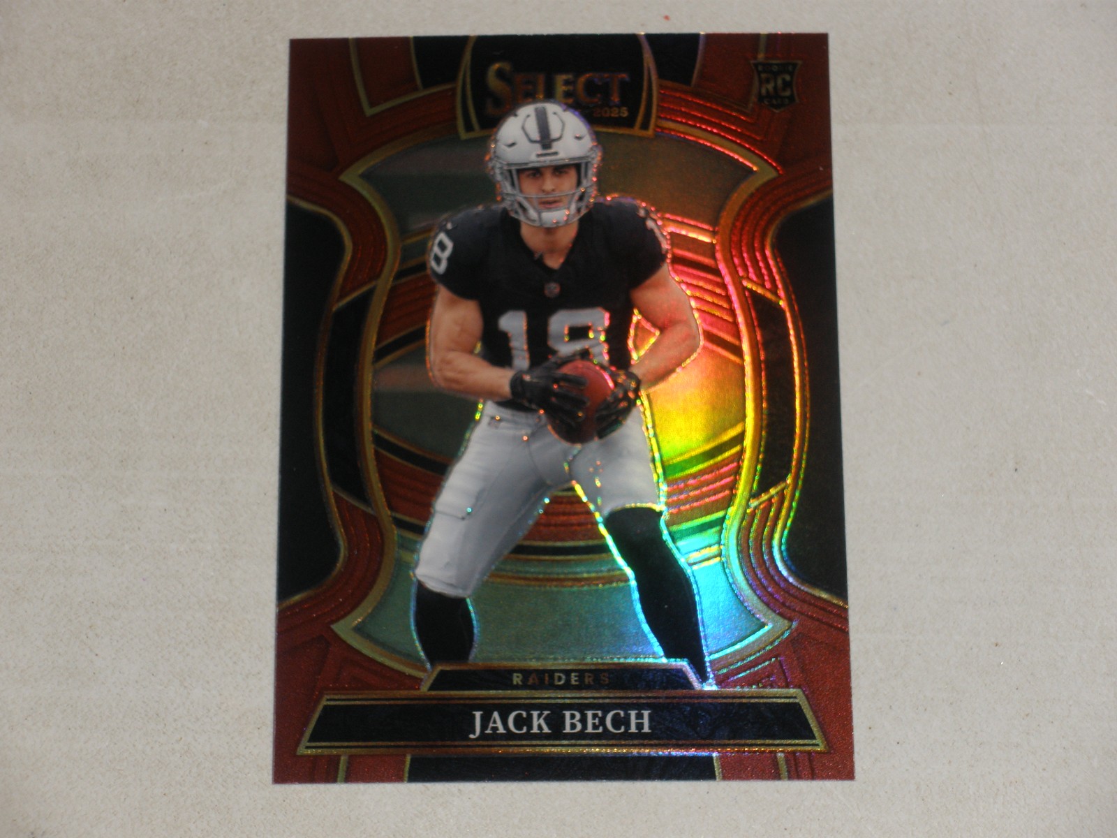 2025 Panini Select Concourse Level Maroon Prizm #6 Jack Bech 098/149 Rookie RC