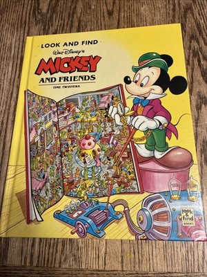 1993 Walt Disney's Look and Find Mickey and Friends Time Twisters