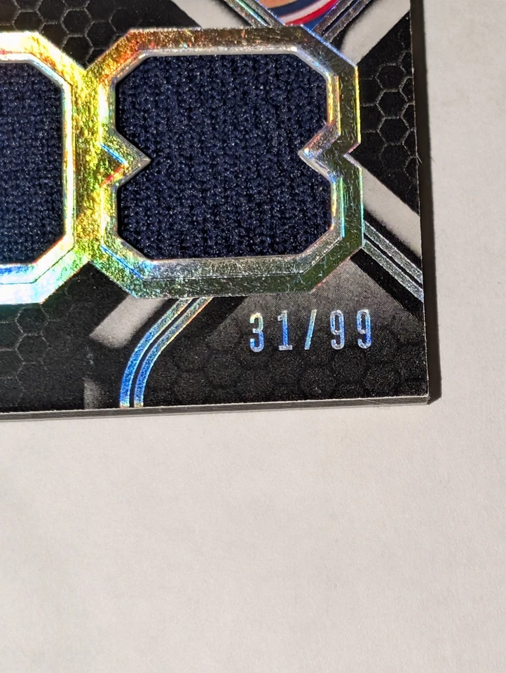 2008-09 UD Black Brook Lopez Rookie Patch Auto (RPA) #31/99 New Jersey Nets 🏆🔥 - Image 4 of 4